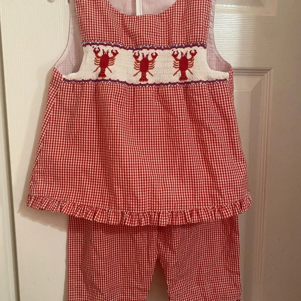 Orient Express Smocked Lobster Outfit
